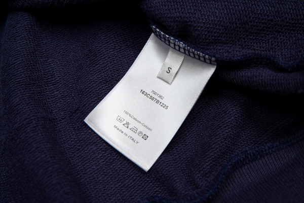 ブランドパーカー角部分ディテール